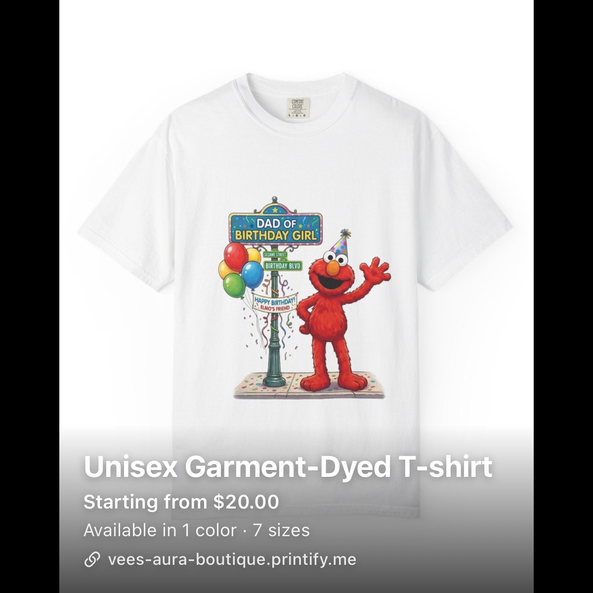 Dad of Birthday Girl Shirt